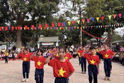 LIÊN ĐỘI TRƯỜNG TIỂU HỌC VÕ THỊ SÁU TỔ CHỨC HỘI THI NHẢY DÂN VŨ