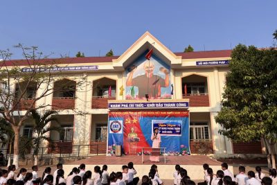 LIÊN ĐỘI TRƯỜNG TH VÕ THỊ SÁU TỔ CHỨC BUỔI TUYÊN TRUYỀN KỸ NĂNG PHÒNG TRÁNH ĐUỐI NƯỚC