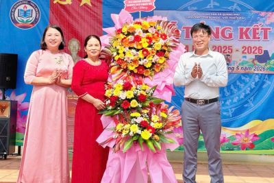 TRƯỜNG TIỂU HỌC VÕ THỊ SÁU, XÃ QUẢNG PHÚ, TỈNH LÂM ĐỒNG TỔNG KẾT NĂM HỌC 2025 – 2026